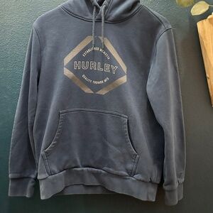 🌊 Hurley Blue Pullover Hoodie – Size Small